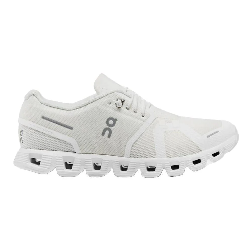 Women's On Cloud 5 Undyed, Undyed-White/White, 9 B Medium