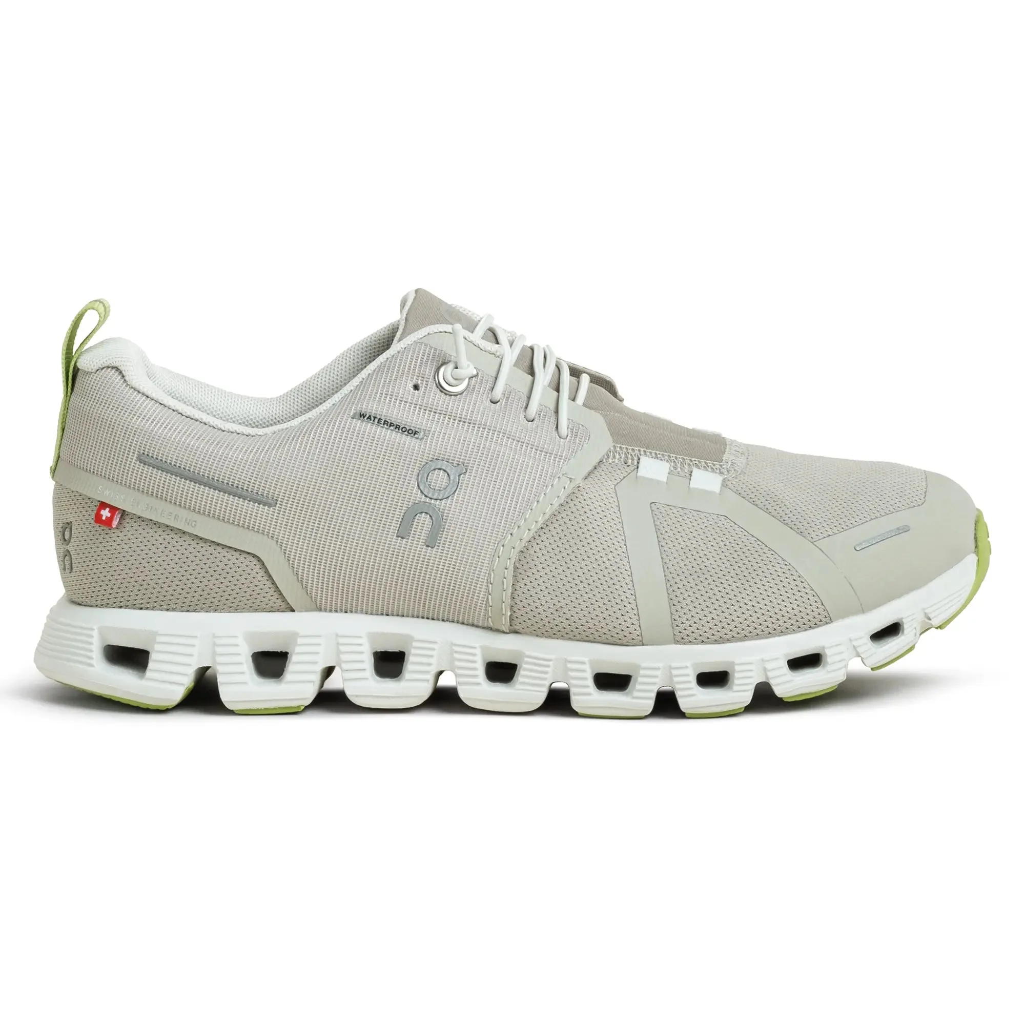 Women's On Cloud 5 Waterproof, Chalk/Ice, 9.5 B Medium
