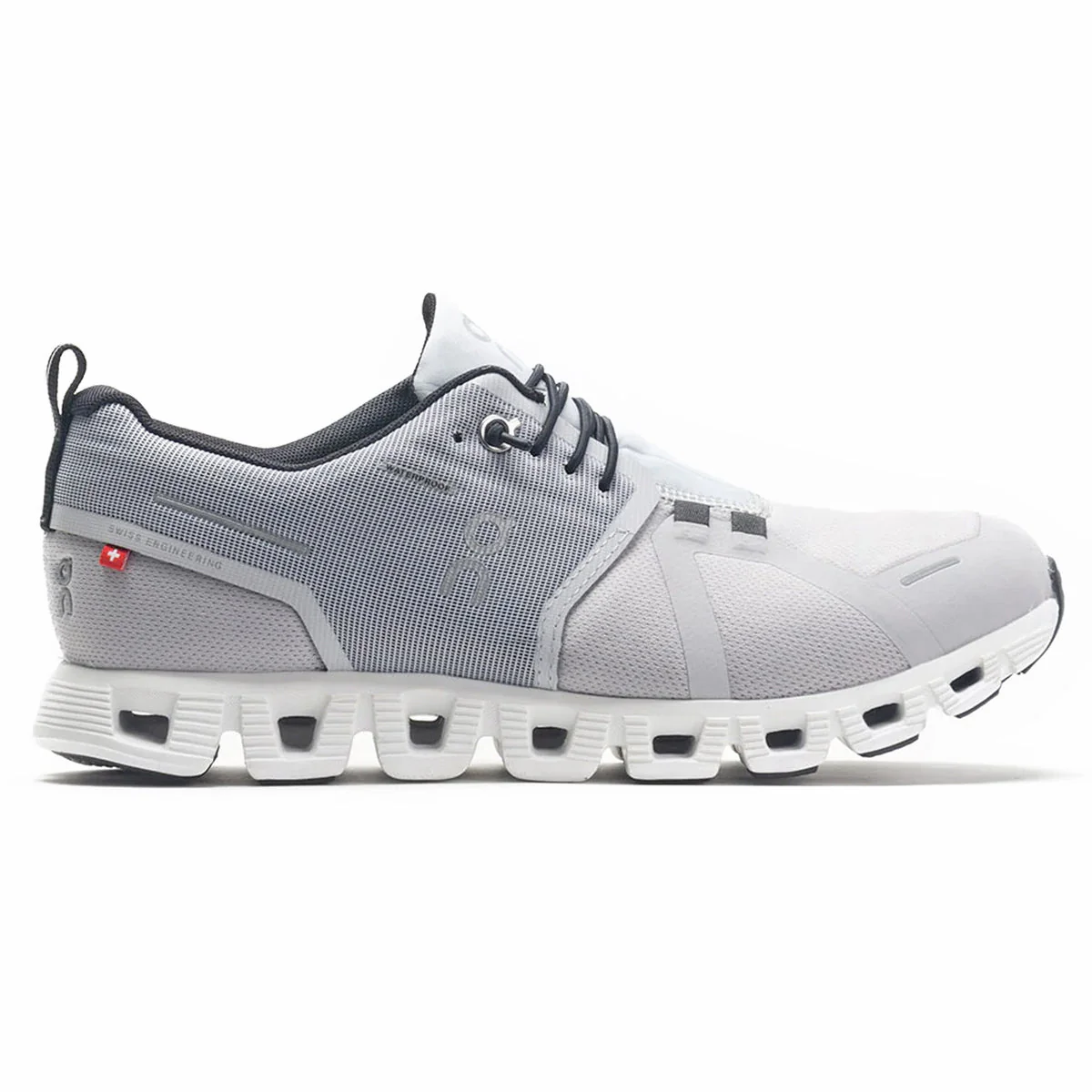 Women's On Cloud 5 Waterproof, Glacier/White, 5.5 B Medium