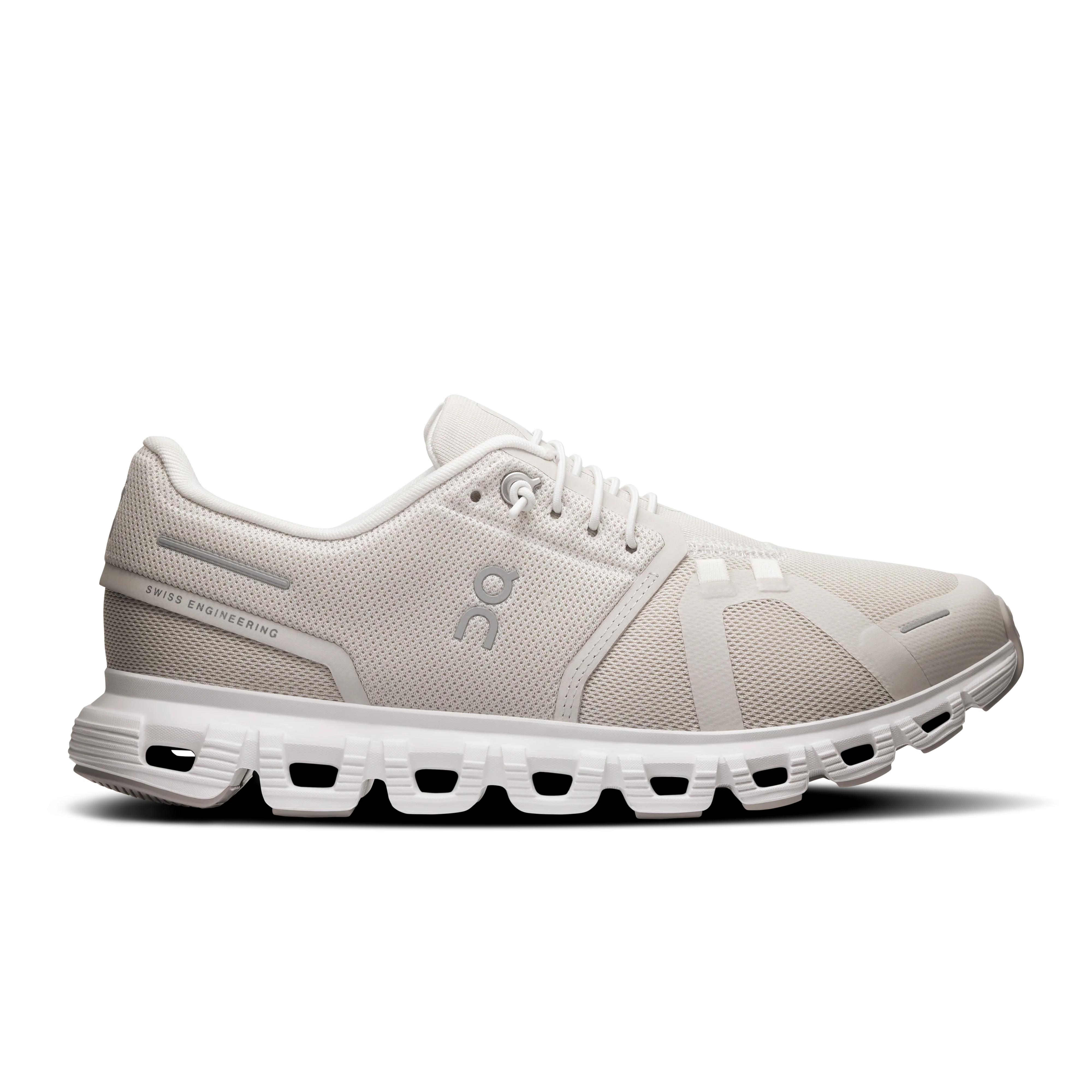 Women's On Cloud 6, Pearl/White, 8 B Medium