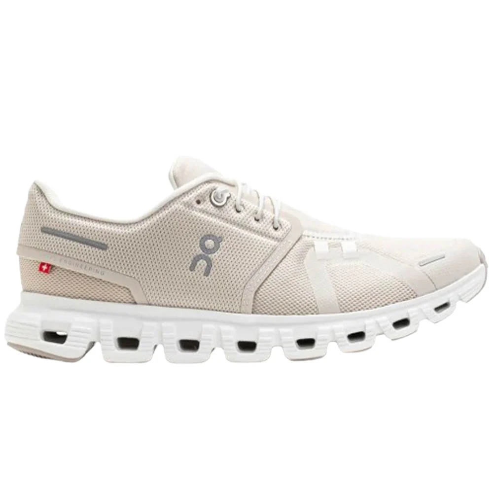 Women's On Cloud 6, Pearl/White, 11 B Medium