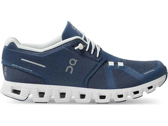 Women's ON Cloud, Denim/White, 10 B Medium