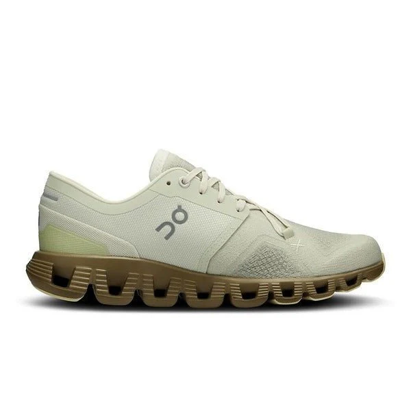 Women's On Cloud X 3, Aloe/Hunter, 9.5 B Medium