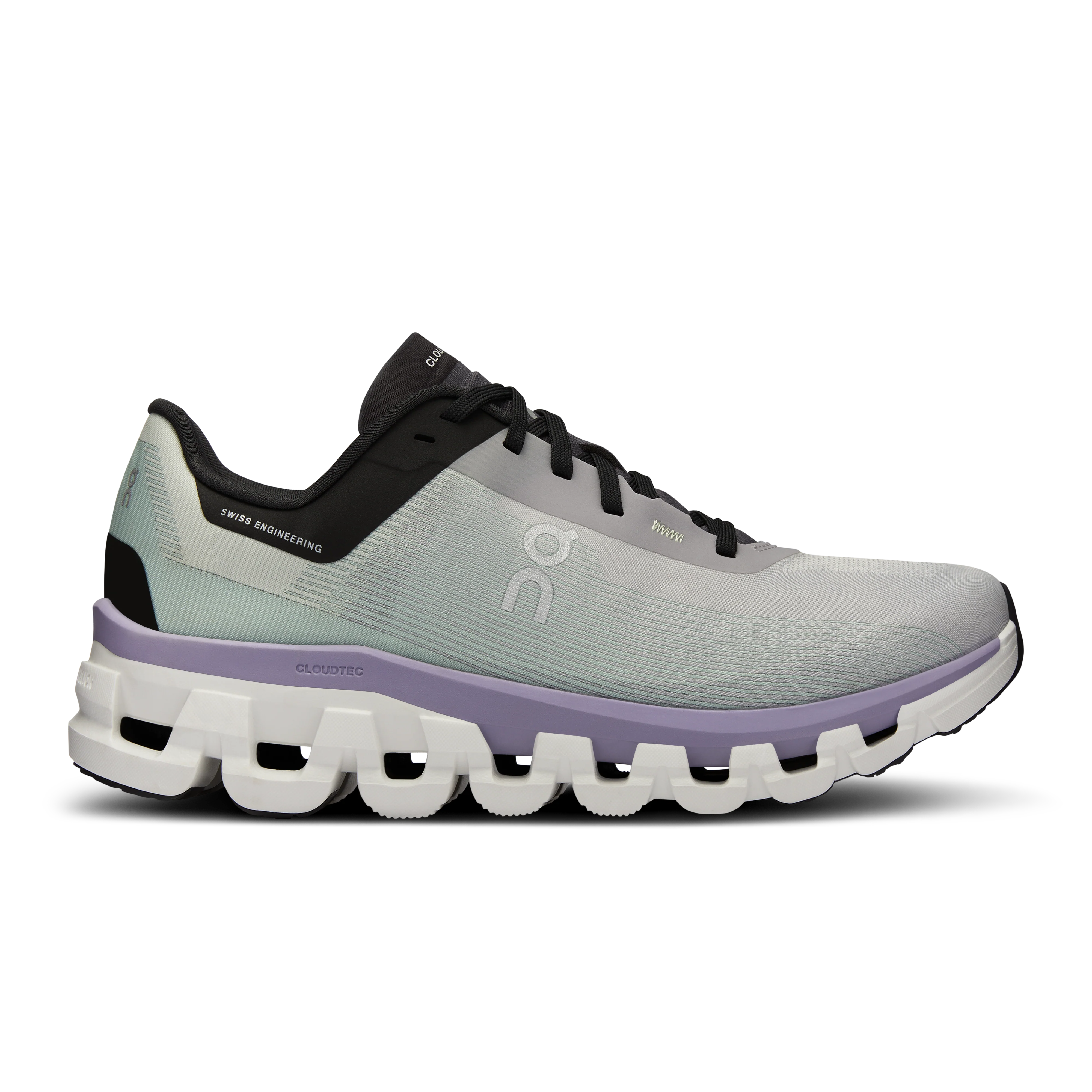 Women's On Cloudflow 4, Fade/Wisteria, 7.5 B Medium