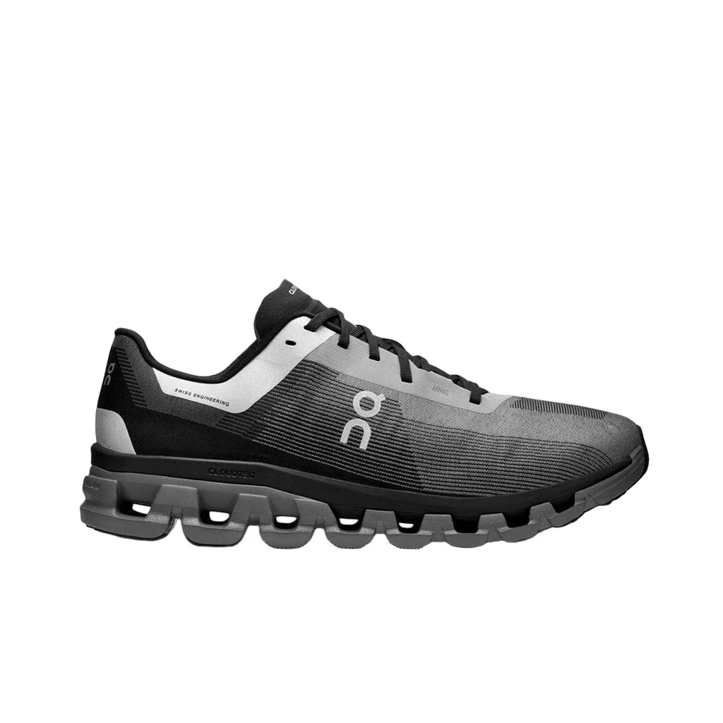 Women's On Cloudflow 4, Pearl/Black, 6.5 B Medium