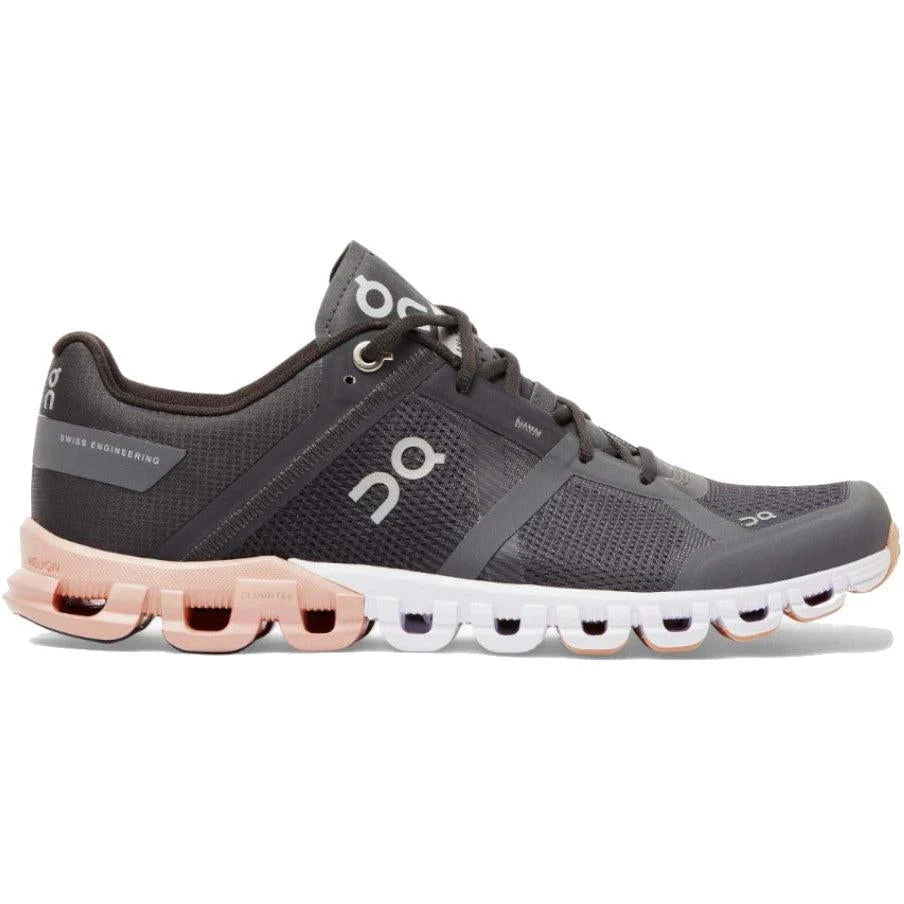 Women's On Cloudflow, Rock/Rose, 11 D Wide