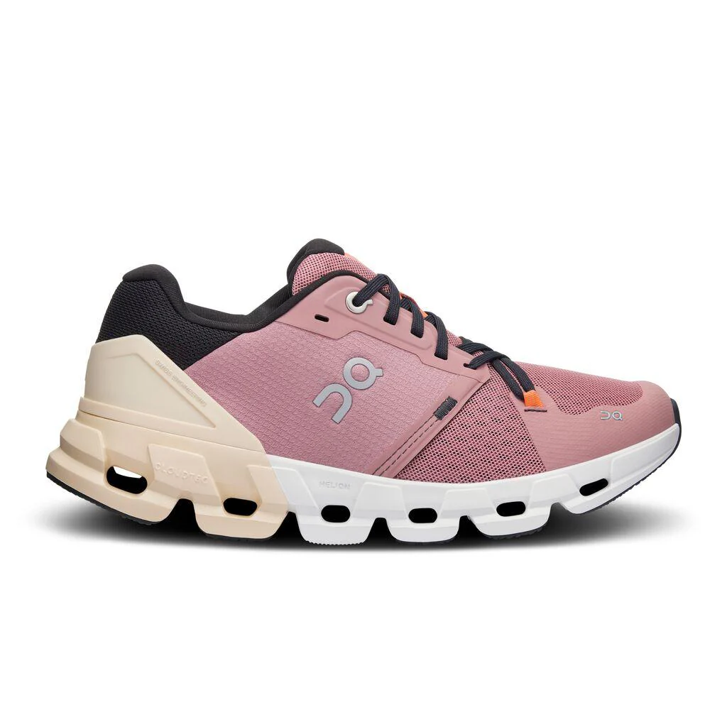 Women's On Cloudflyer 4, Dustrose/Sand, 9 B Medium