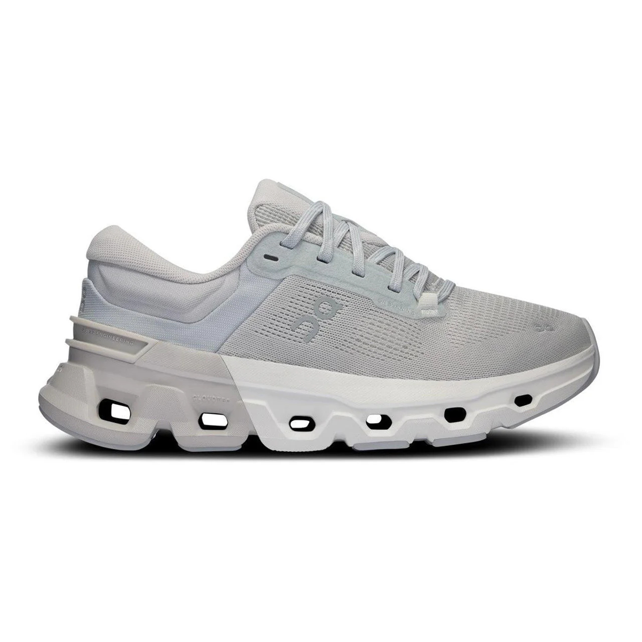 Women's On Cloudflyer 5, White/Glacier, 6.5 B Medium