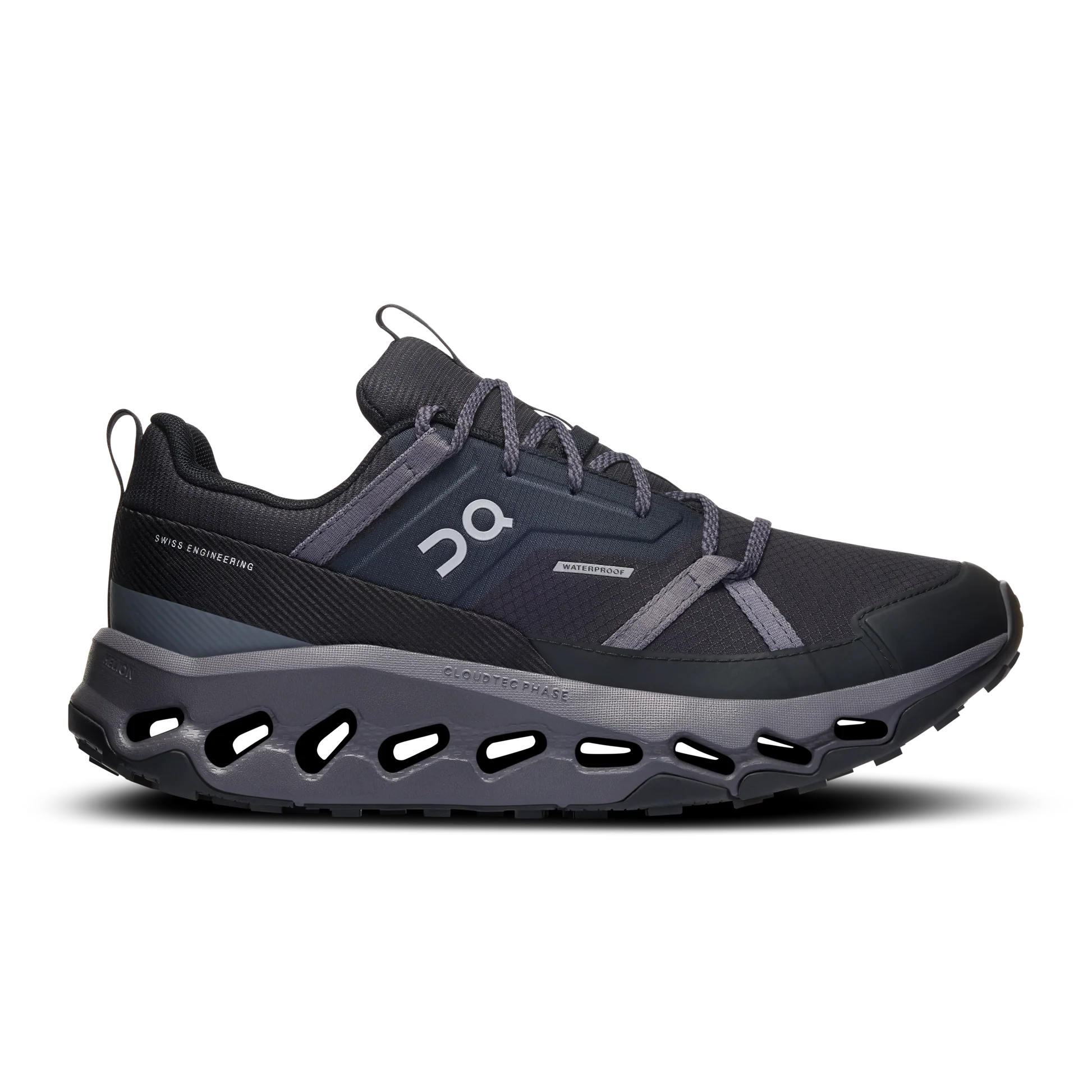 Women's On Cloudhorizon Waterproof, Black/Eclipse, 8.5 B Medium