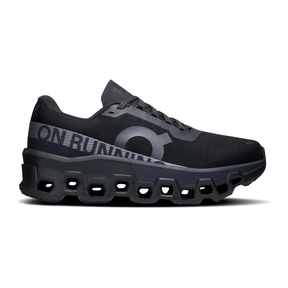 Women's On Cloudmonster 2, Black/Eclipse, 7.5 B Medium