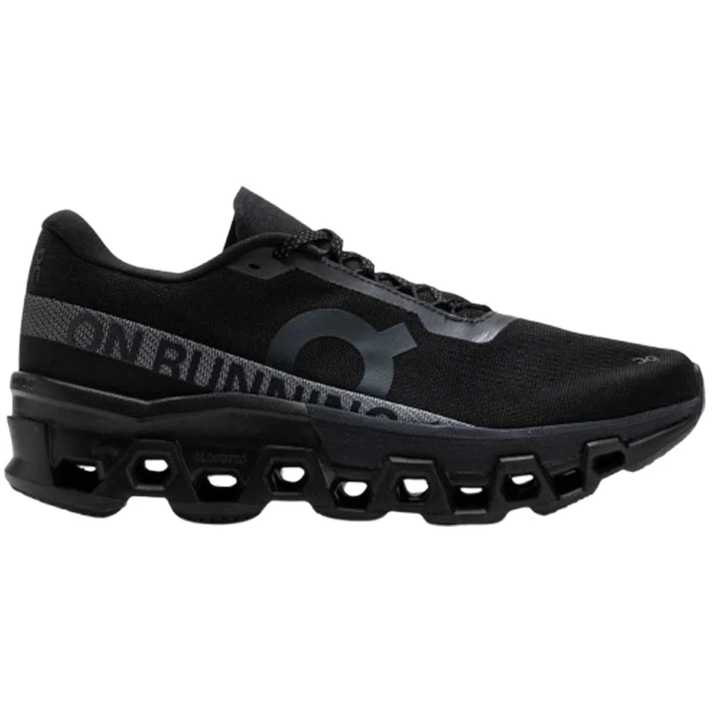 Women's On Cloudmonster 2, Black/Eclipse, 10 B Medium