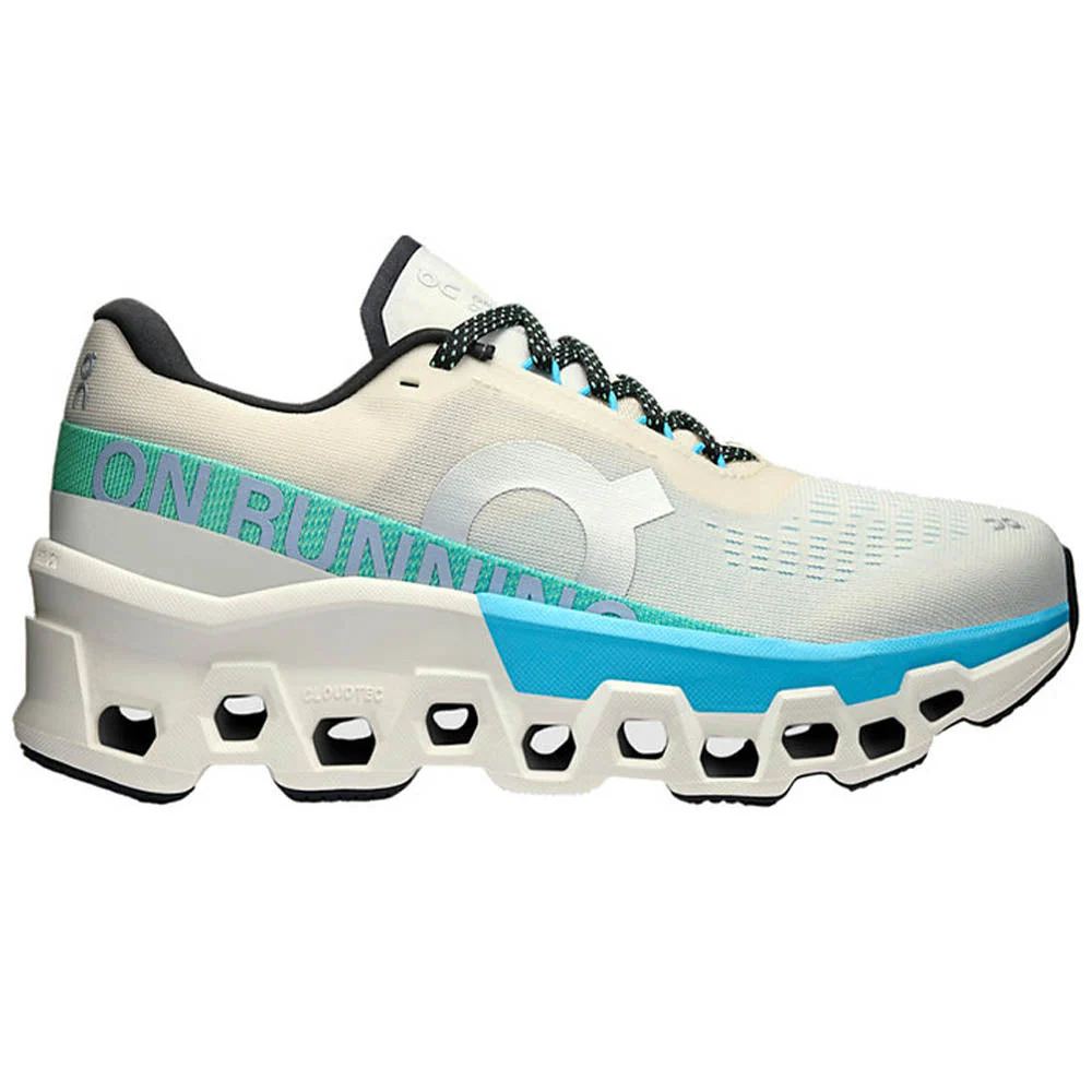 Women's On Cloudmonster 2, Cream/Horizon, 7 B Medium