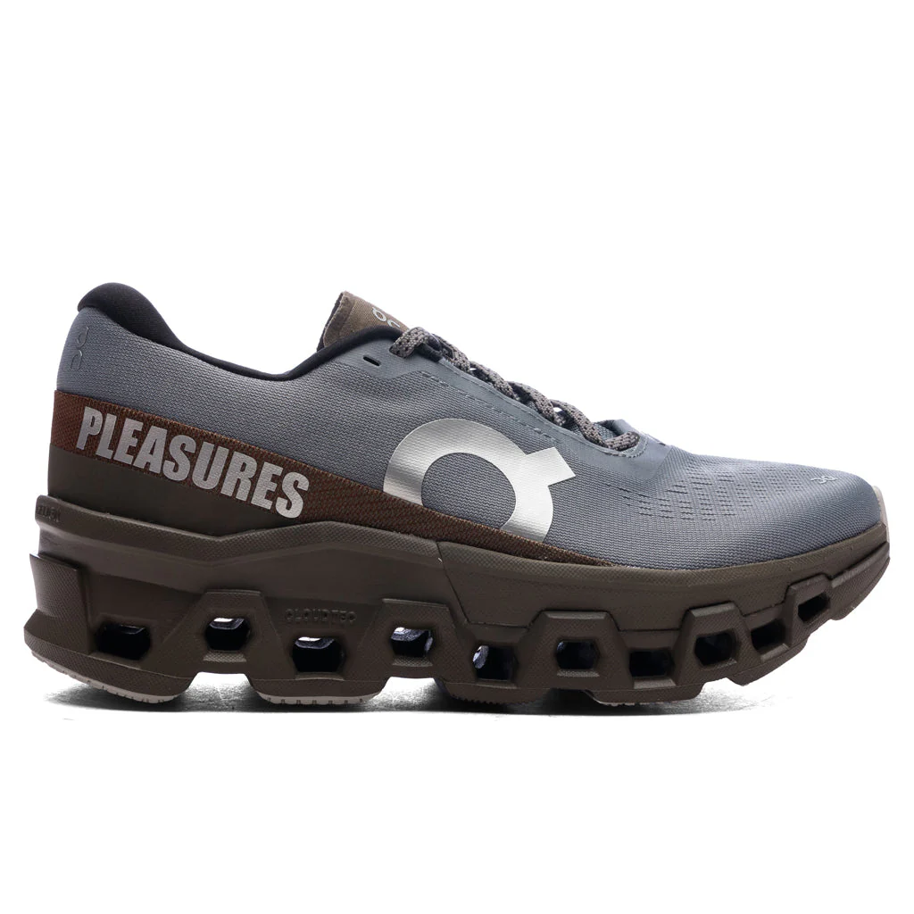 Women's On Cloudmonster 2 PLS-TL, Mist/Olive, 9.5 B Medium