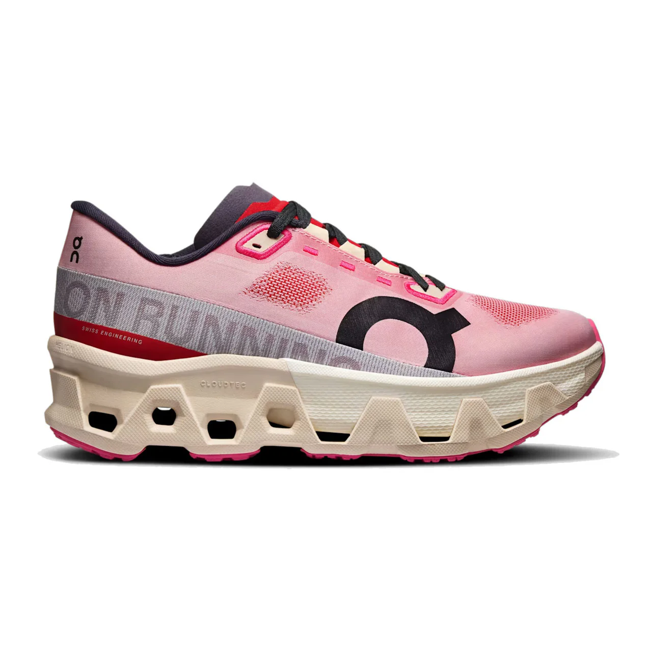 Women's On Cloudmonster Hyper, Red/Cream, 8 B Medium