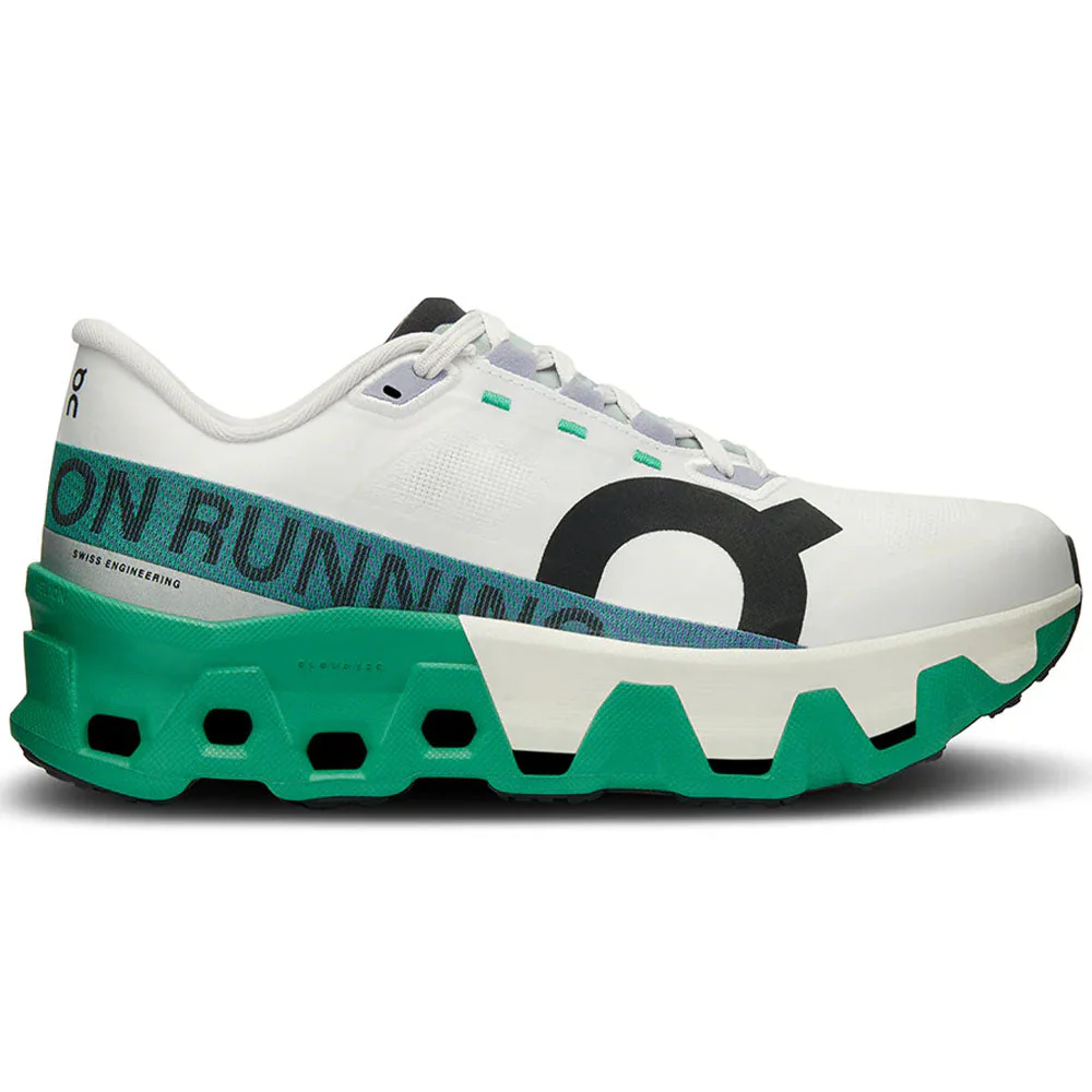 Women's On Cloudmonster Hyper, White/Mint, 9 B Medium