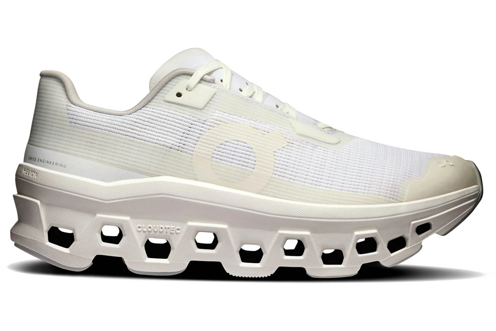 Women's On Cloudmonster Void, White/White, 8 B Medium
