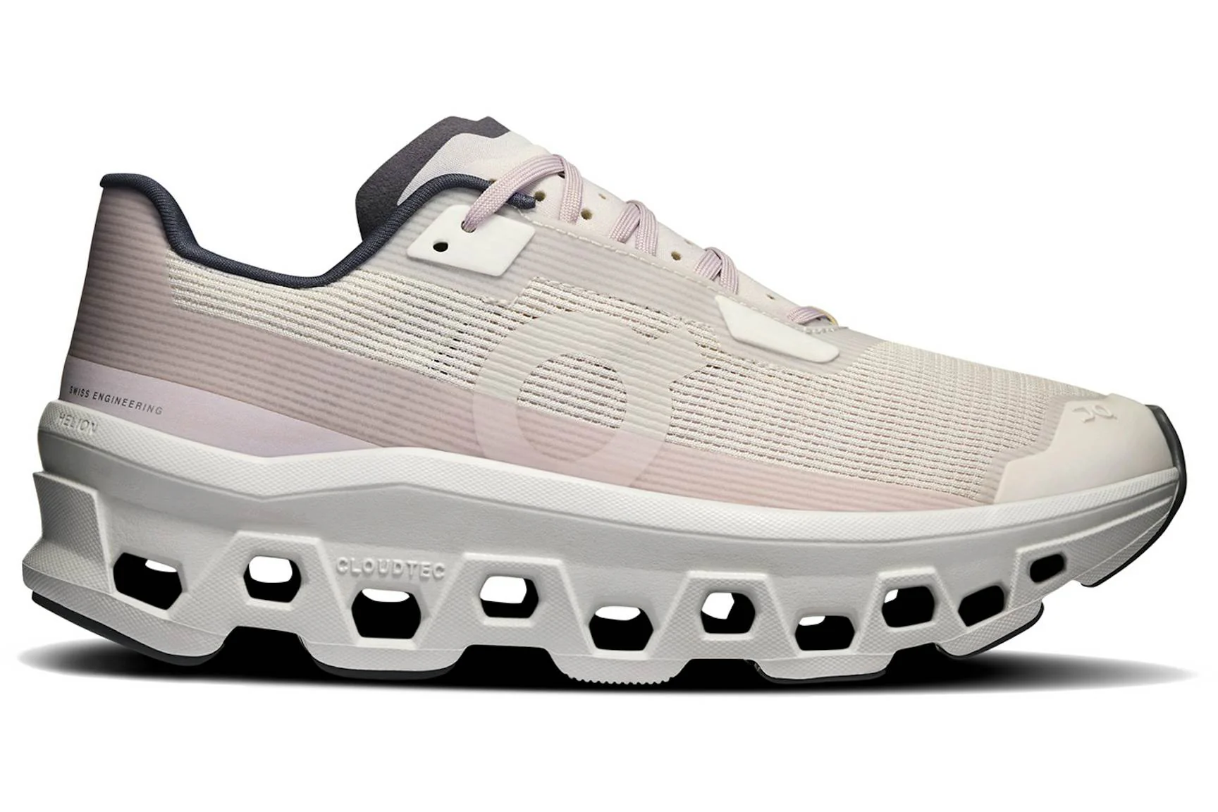 Women's On Cloudmonster Void, Ivory/Wolf, 7 B Medium