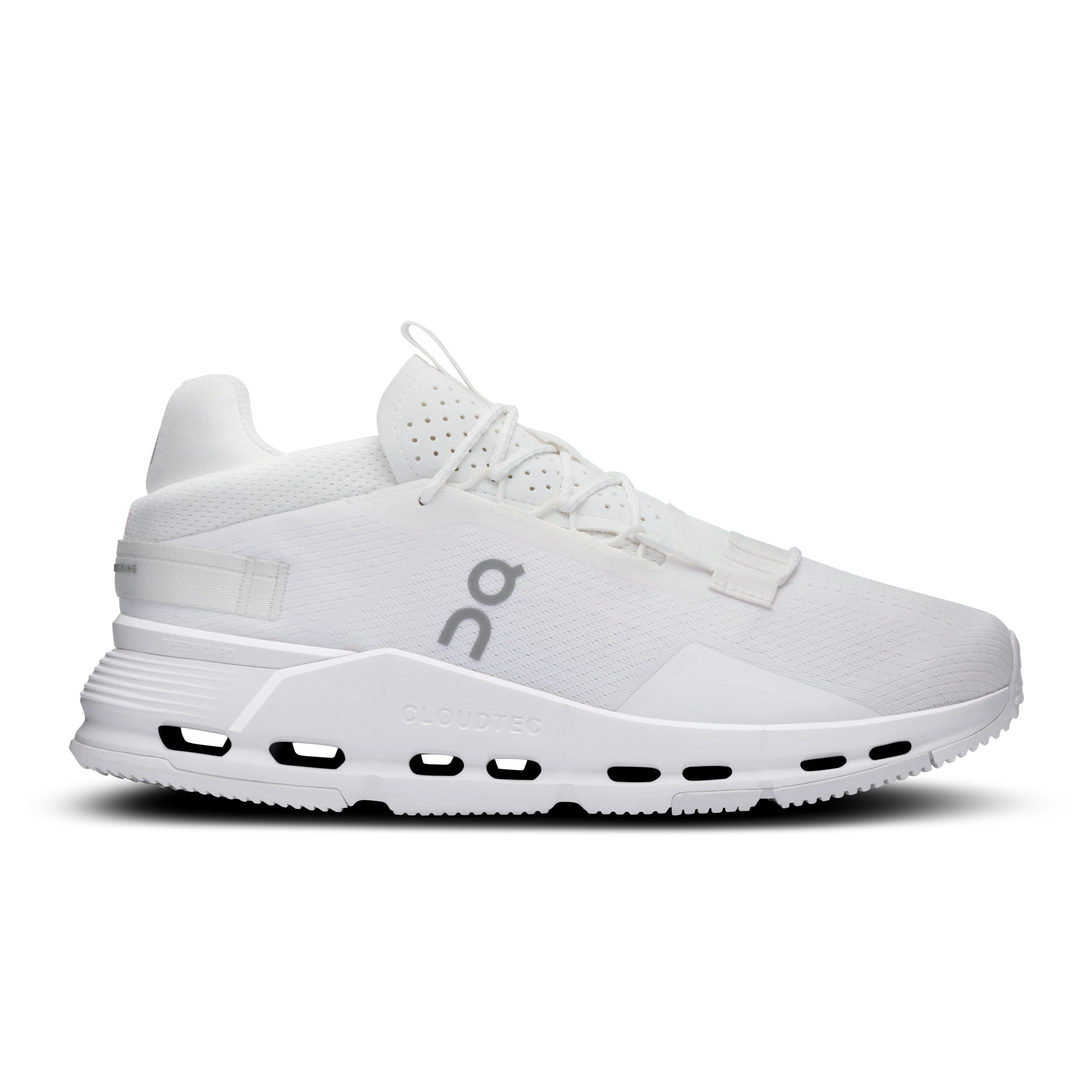 Women's On Cloudnova 2, All White, 9.5 B Medium