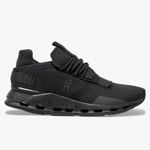 Women's On Cloudnova, Black/Eclipse, 6.5 B Medium