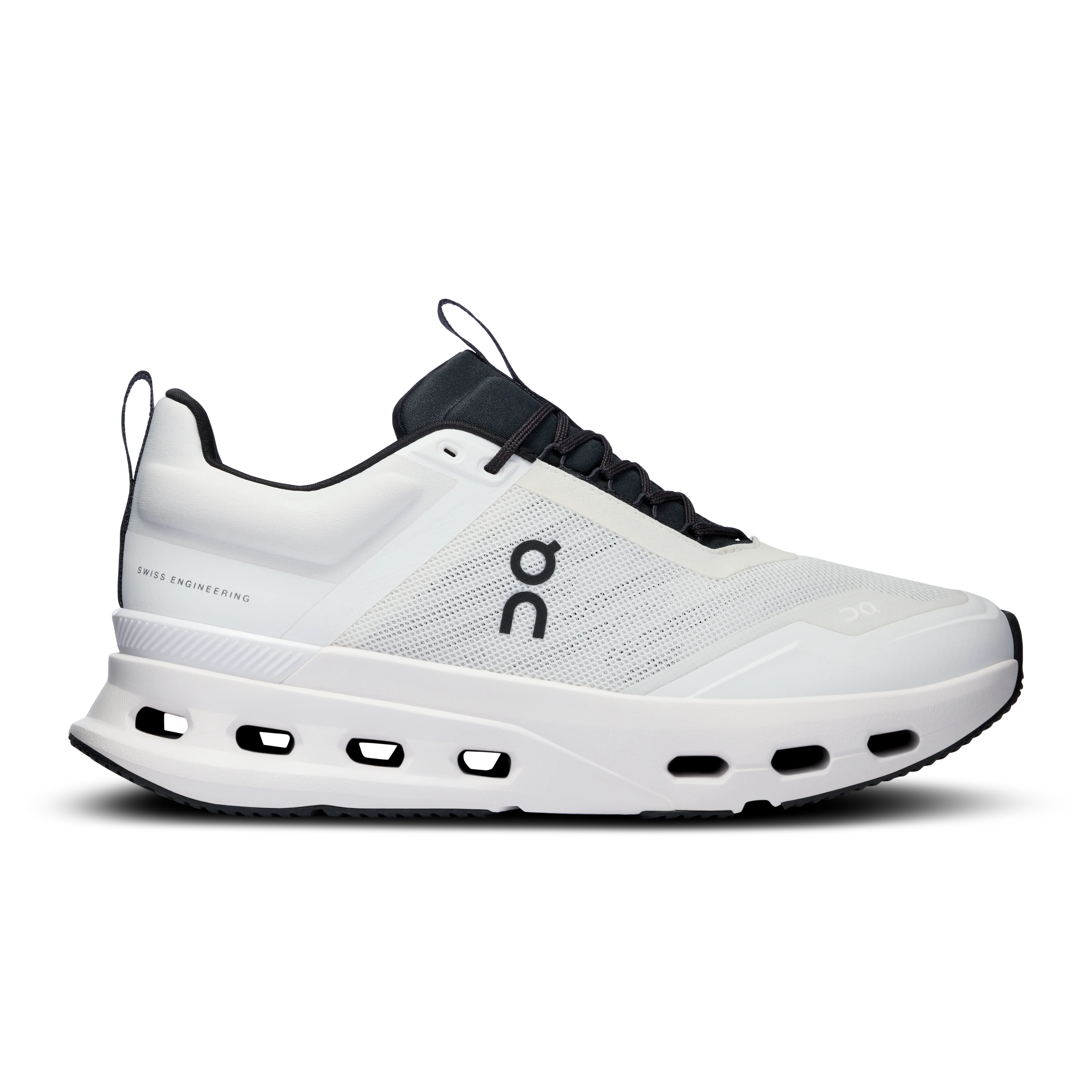 Women's On Cloudnova X, White/Black, 8.5 B Medium