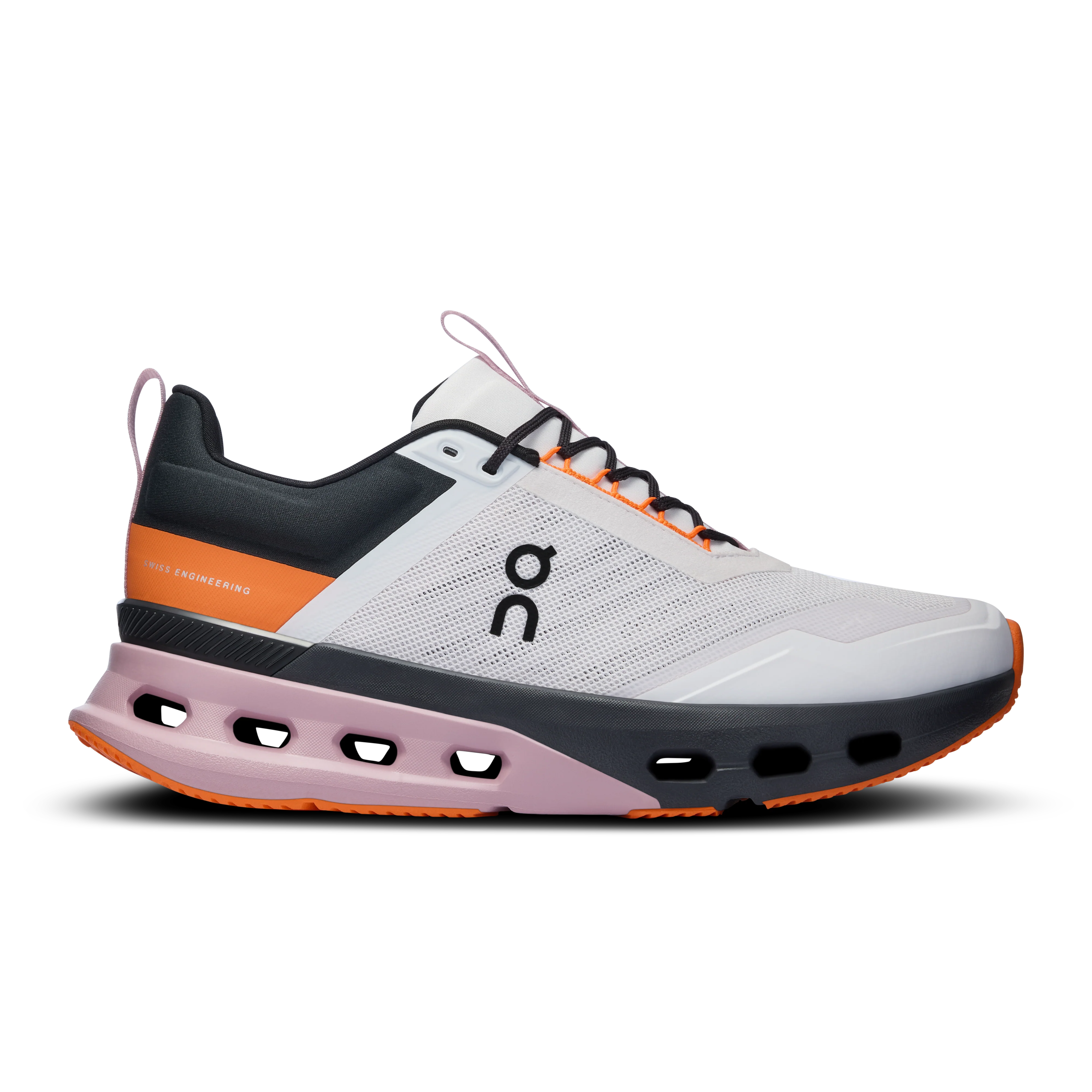 Women's On Cloudnova X, Frost/Orange, 5.5 B Medium