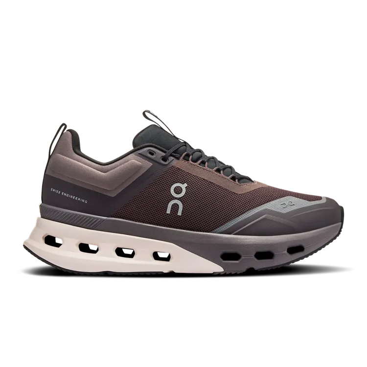 Women's On Cloudnova X, Pebble/Black, 6.5 B Medium