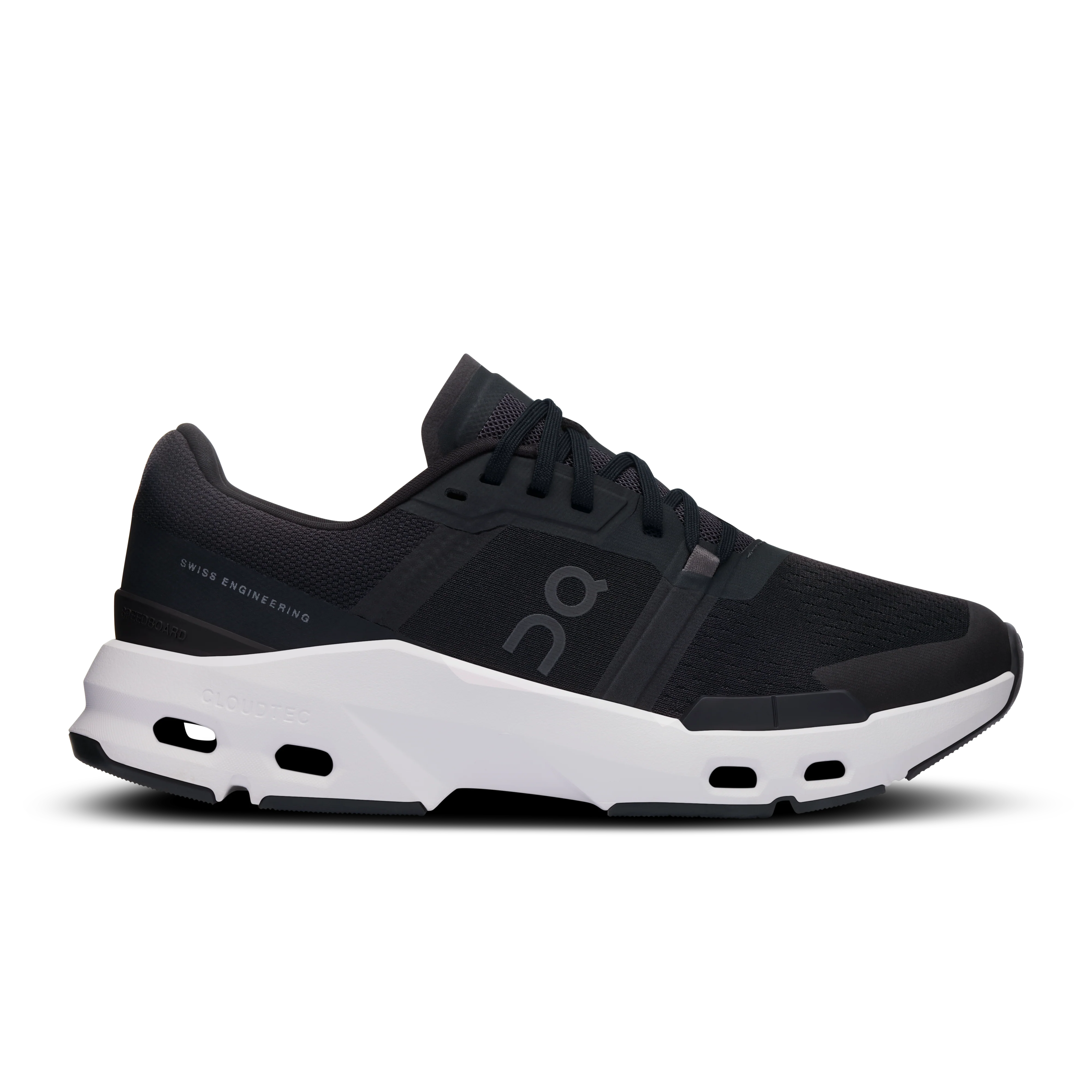 Women's On Cloudpulse, Black/White, 9 B Medium