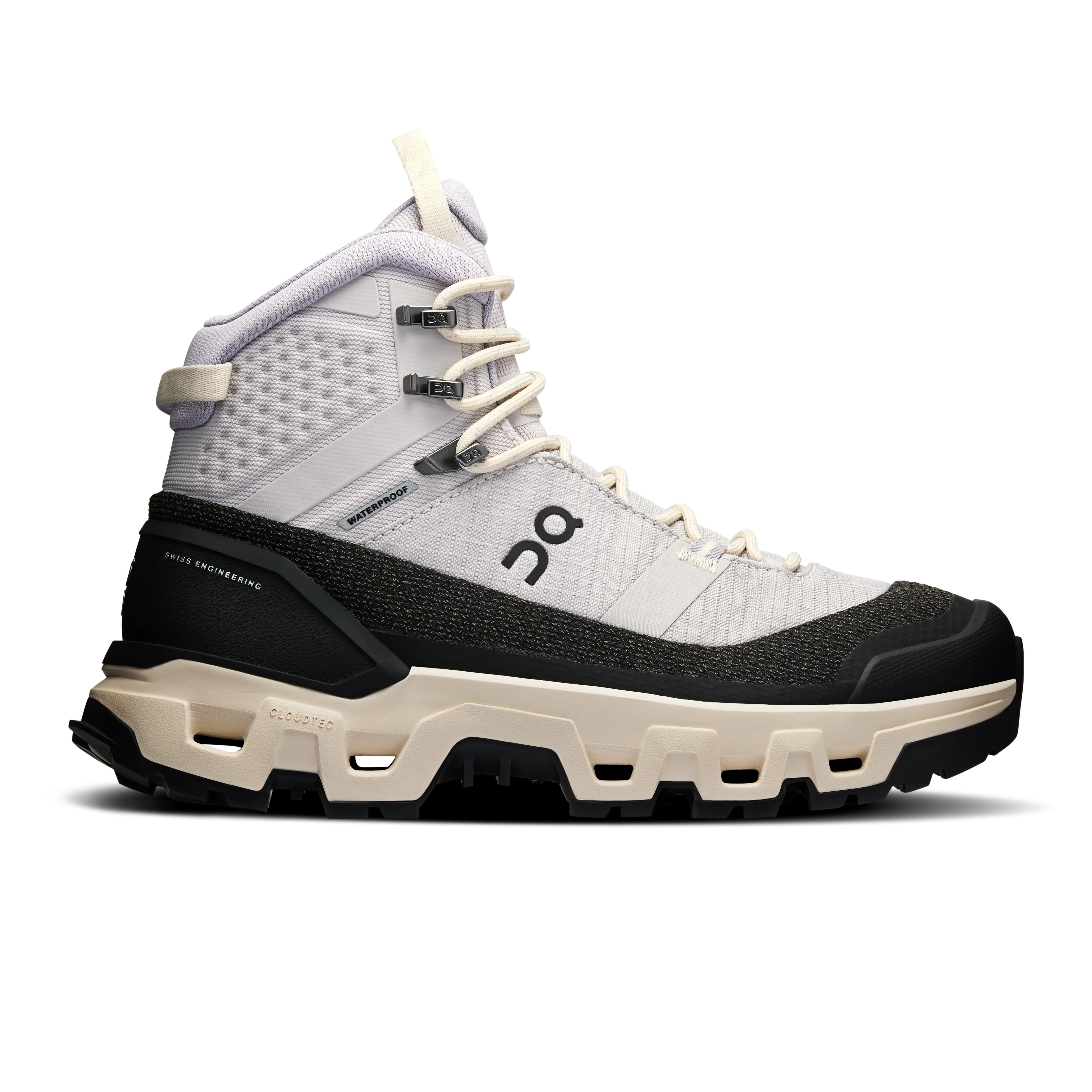 Women's On Cloudrock Trek WP, Silver/Cream, 9.5 B Medium