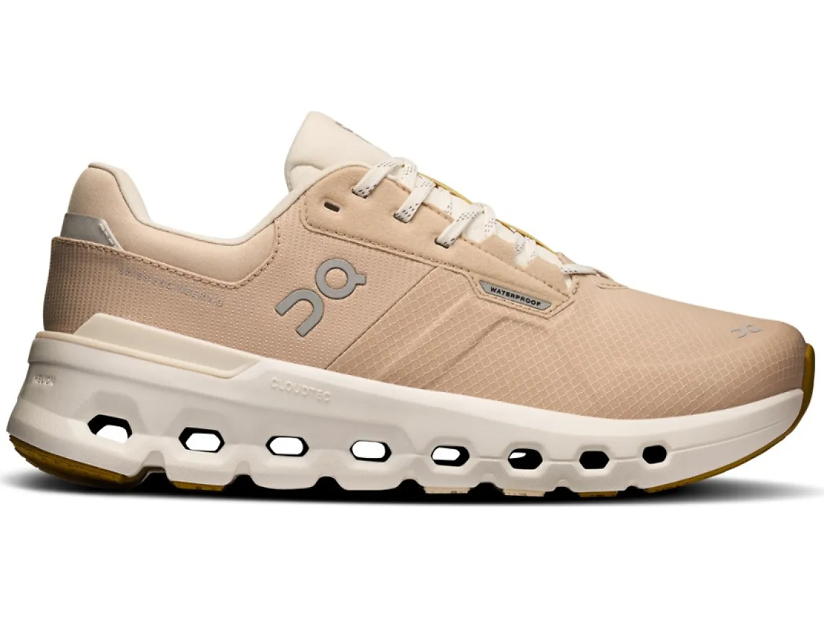 Women's On Cloudrunner 2 Waterproof, Sand/Dew, 7 B Medium