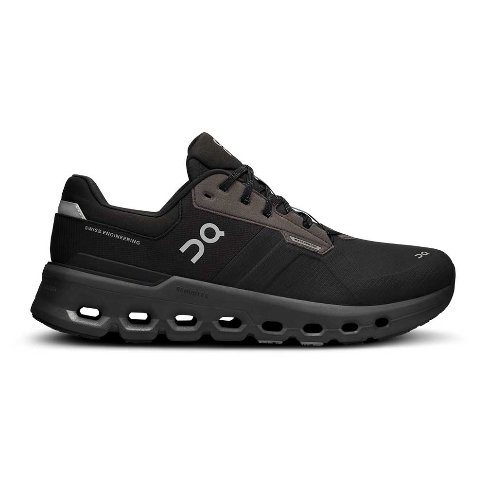 Women's On Cloudrunner 2 Waterproof, Magnet/Black, 7.5 B Medium