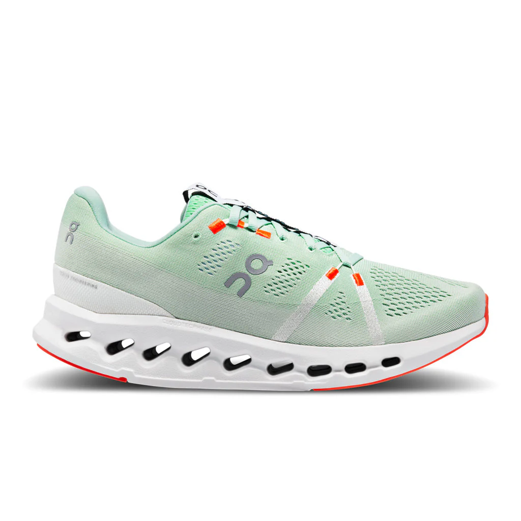 Women's On Cloudsurfer, Creek/White, 10.5 B Medium