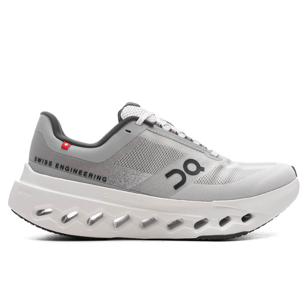 Women's On Cloudsurfer Next, Glacier/White, 7 B Medium