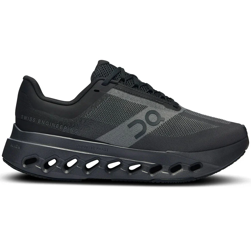 Women's On Cloudsurfer Next, Black/Eclipse, 8 D Wide
