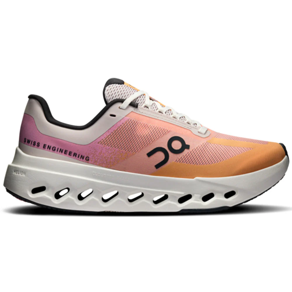 Women's On Cloudsurfer Next, Tangerine/Ivory, 6 B Medium