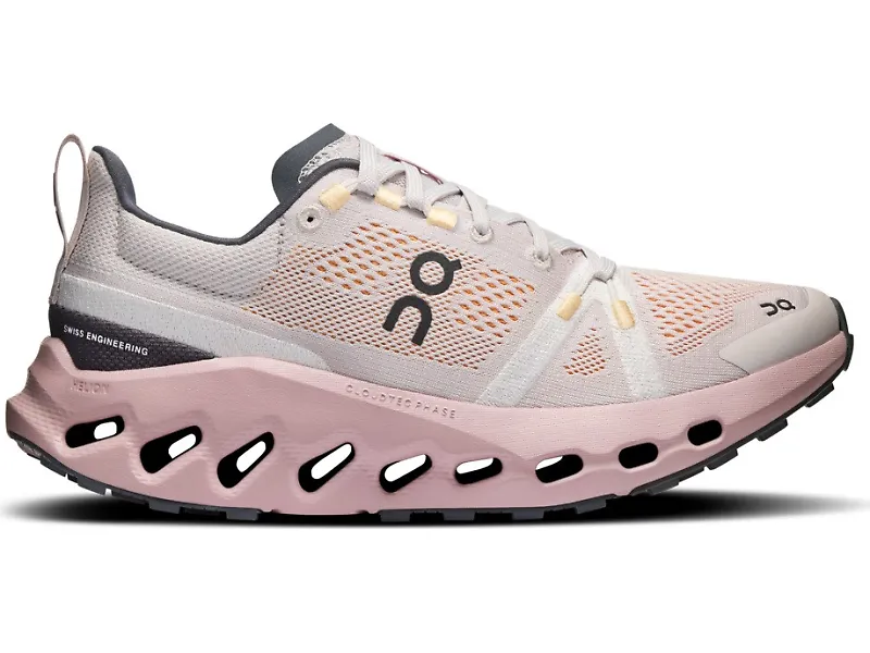 Women's On Cloudsurfer Trail, Silver/Mauve, 8.5 B Medium