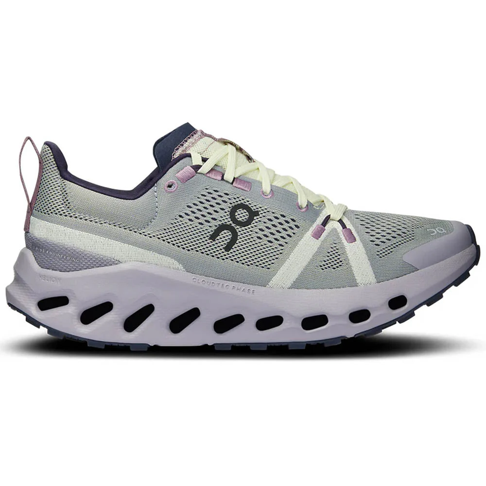 Women's On Cloudsurfer Trail, Seedling/Lilac, 6 B Medium