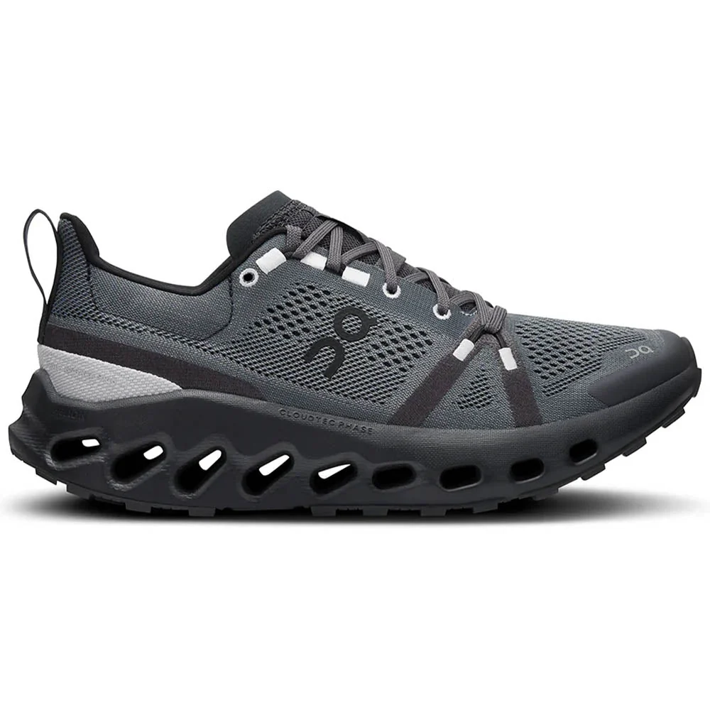 Women's On Cloudsurfer Trail, Eclipse/Black, 8 B Medium