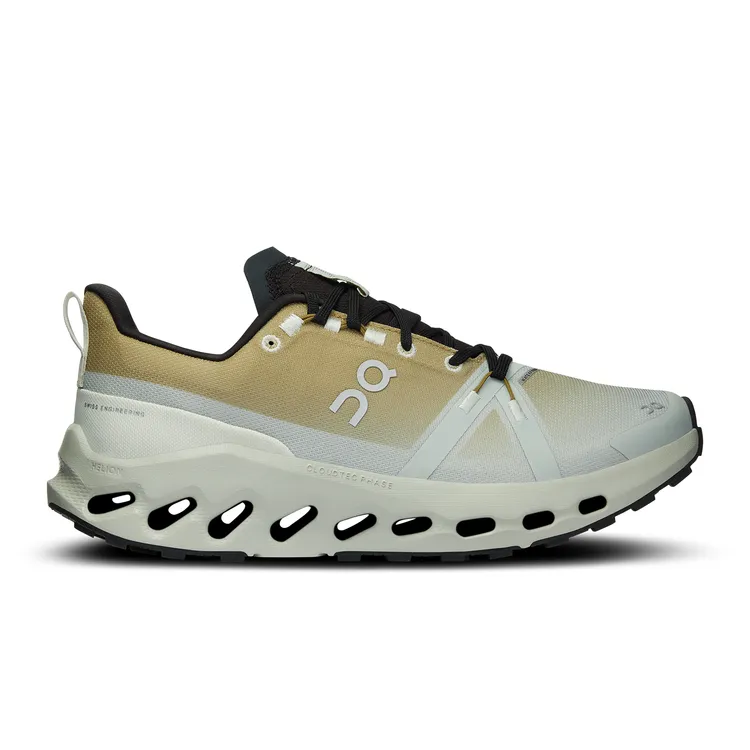 Women's On Cloudsurfer Trail Waterproof, Safari/Mineral, 7 B Medium