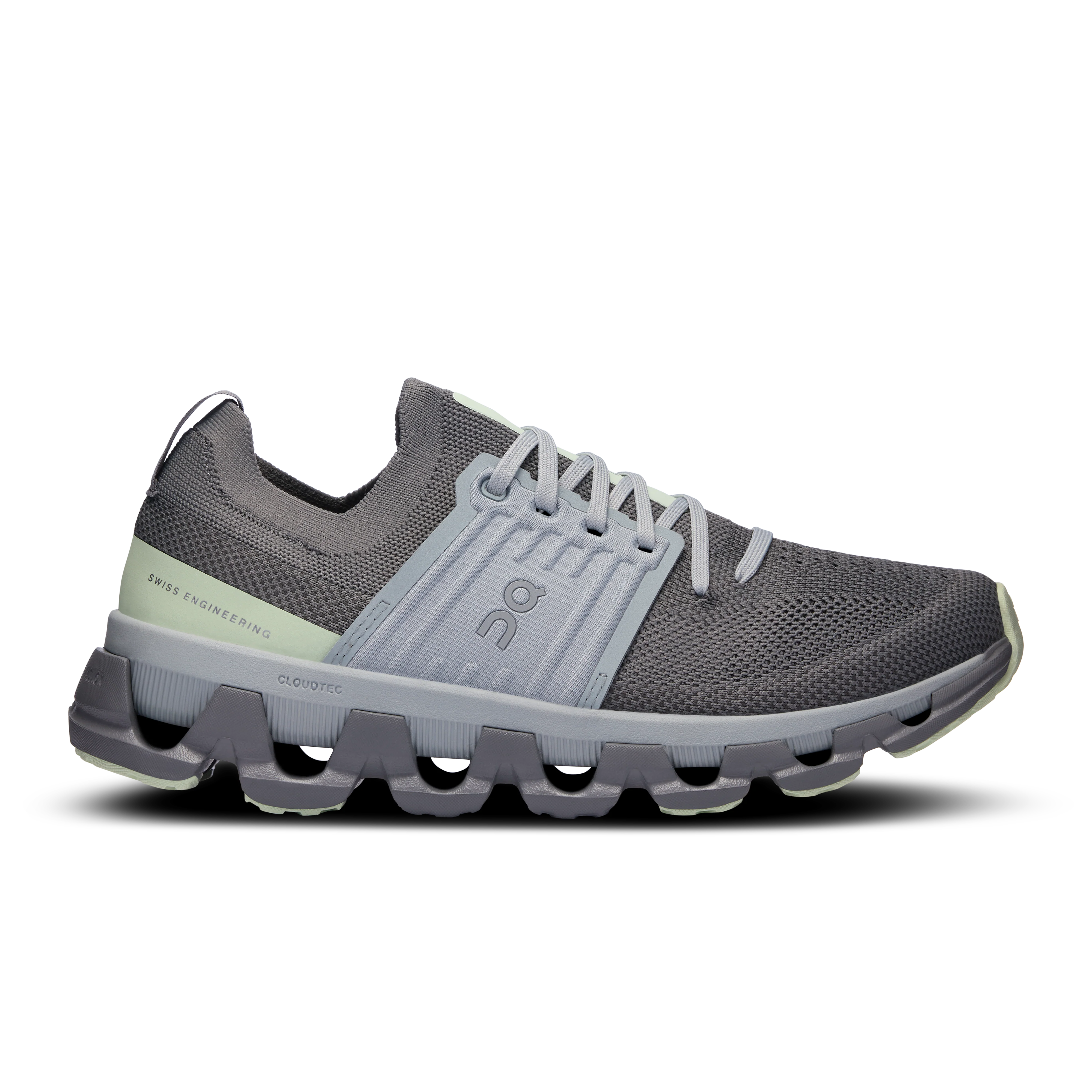 Women's On Cloudswift 3, Rock/Lima, 9 B Medium