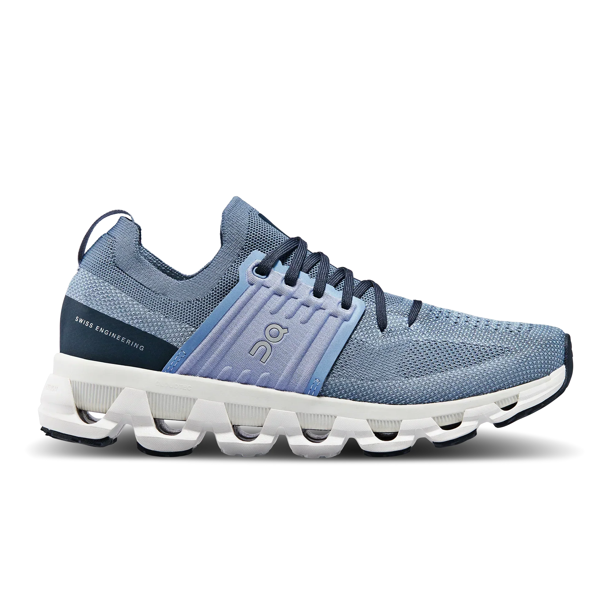 Women's On Cloudswift 3, Metal/White, 11 B Medium