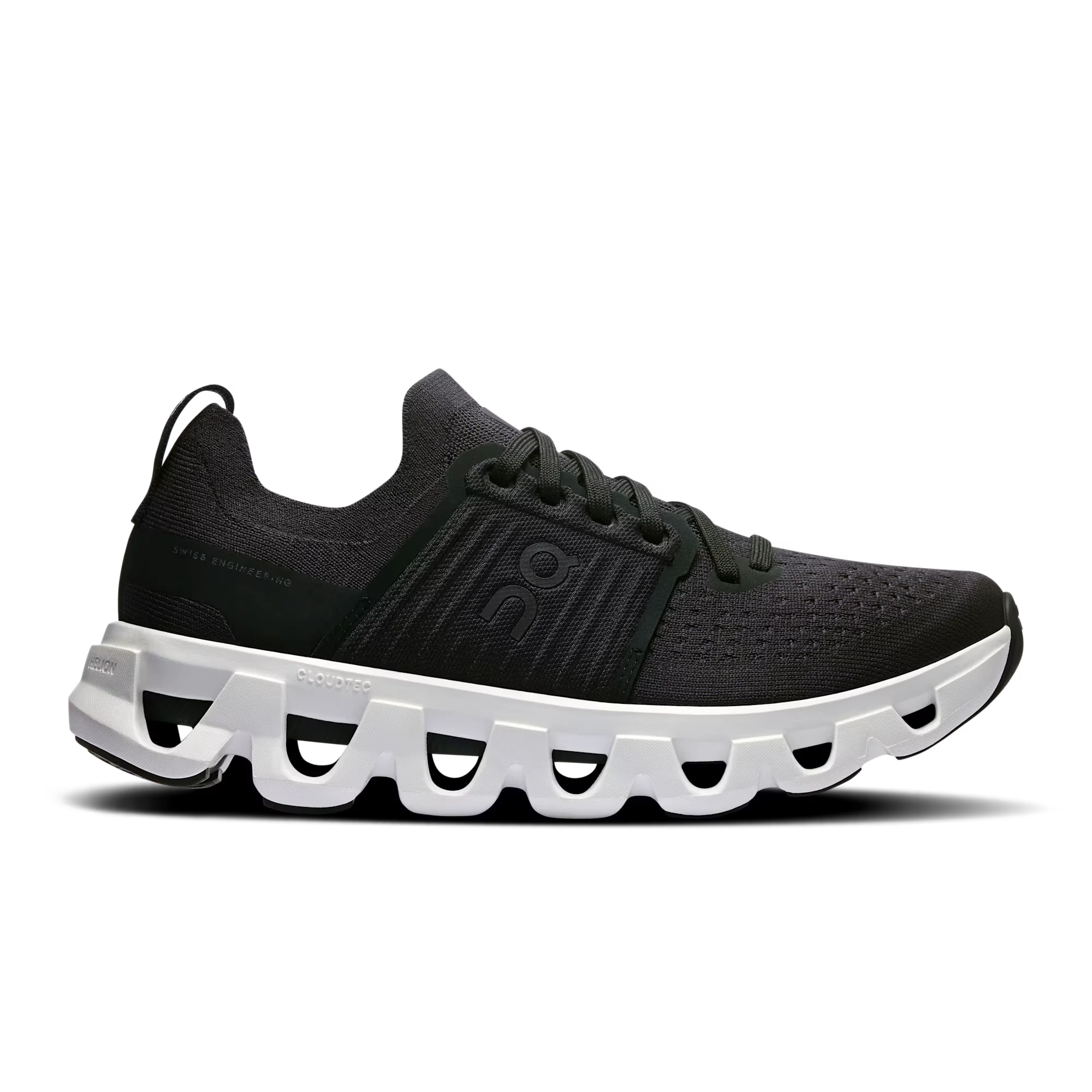 Women's On Cloudswift 4, Black/White, 7.5 B Medium