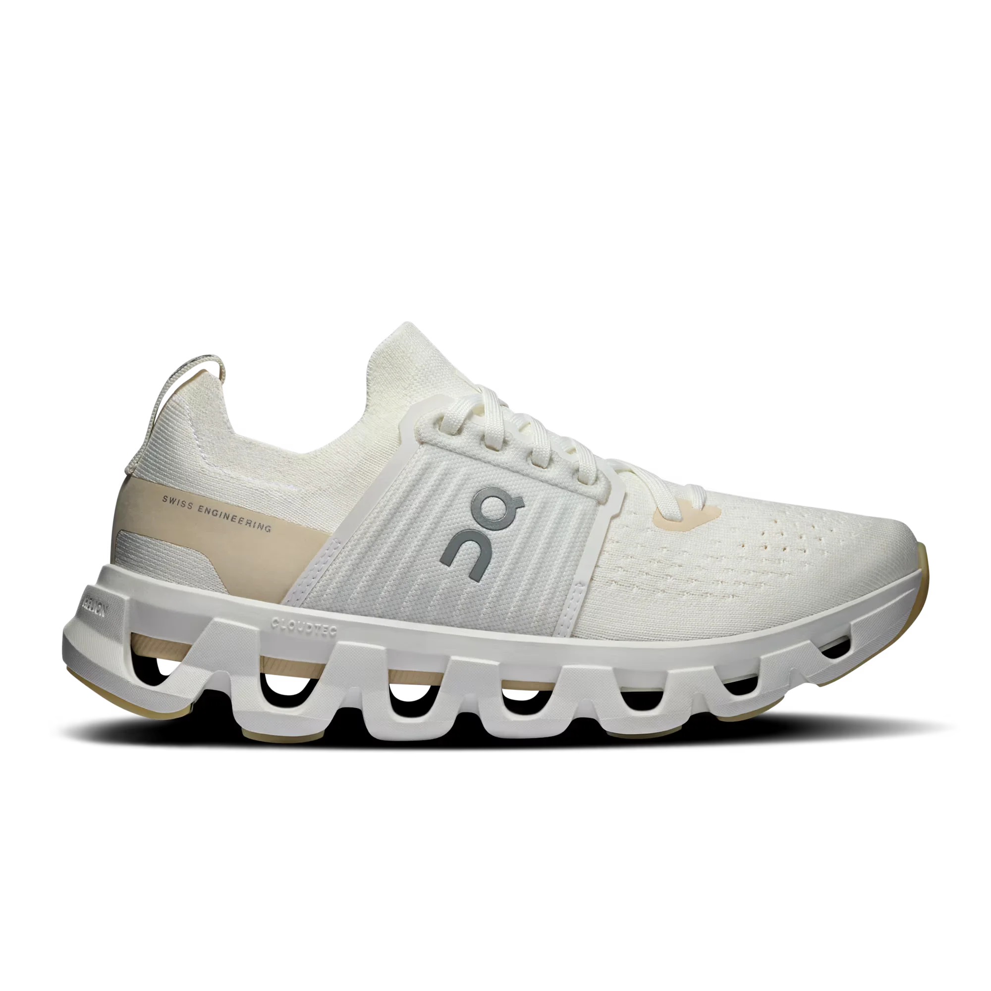 Women's On Cloudswift 4, White/Cream, 9 B Medium