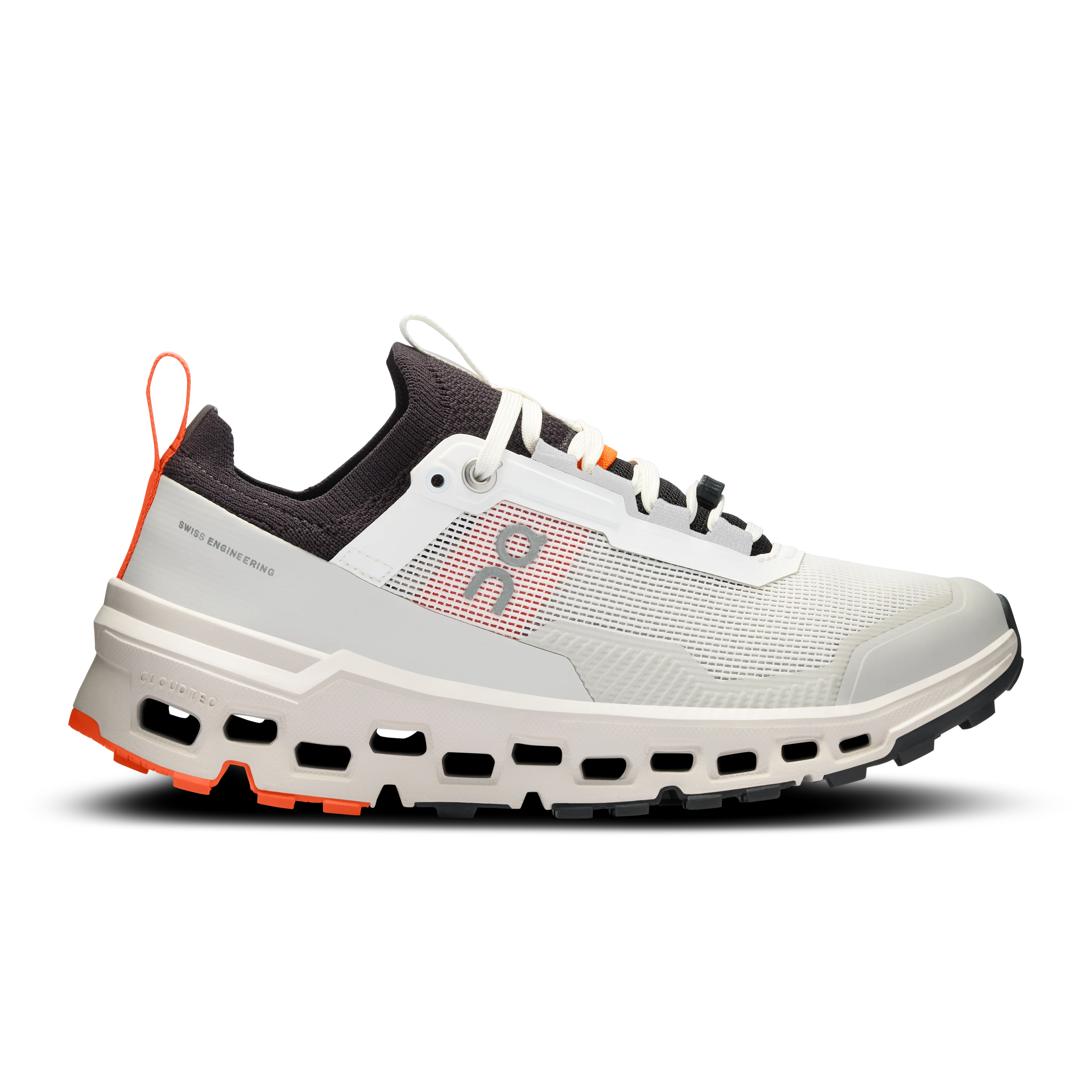 Women's On Cloudultra 2, White/Wolf, 6.5 B Medium