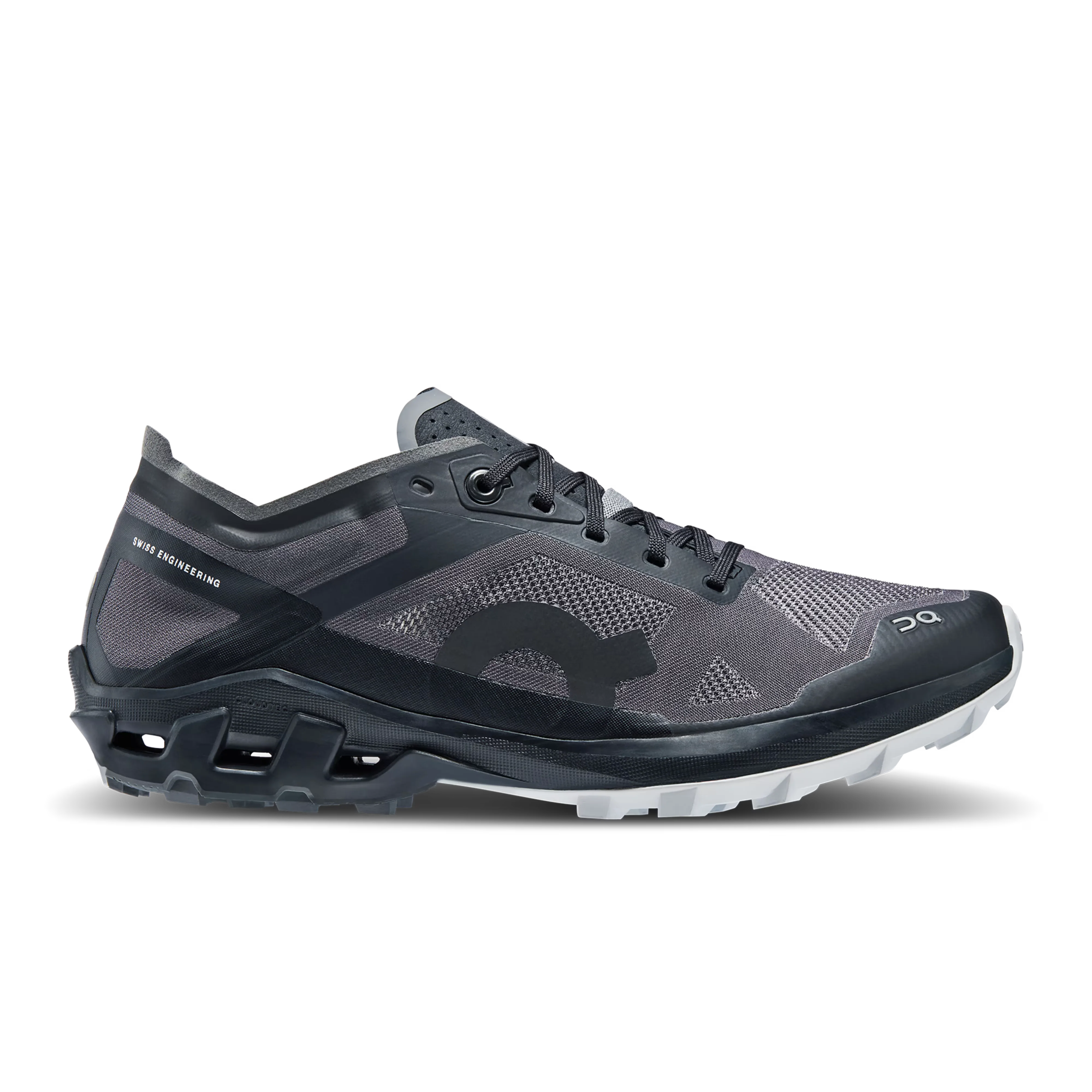 Women's On Cloudventure Peak 3, Black/Glacier, 9 B Medium