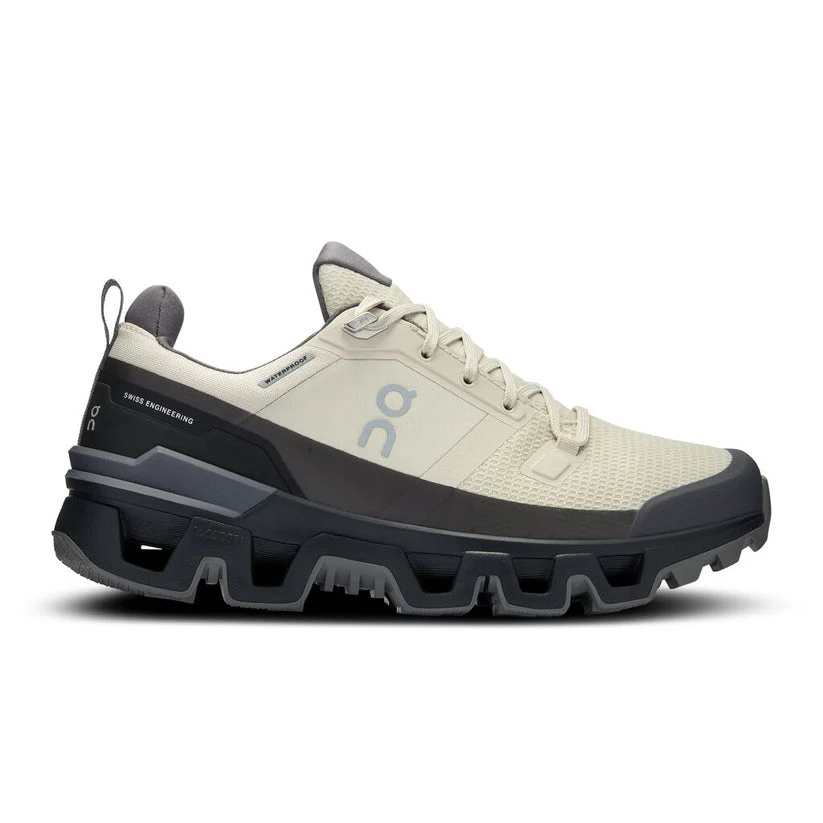 Women's On Cloudwander Waterproof, Sand/Black, 10.5 B Medium
