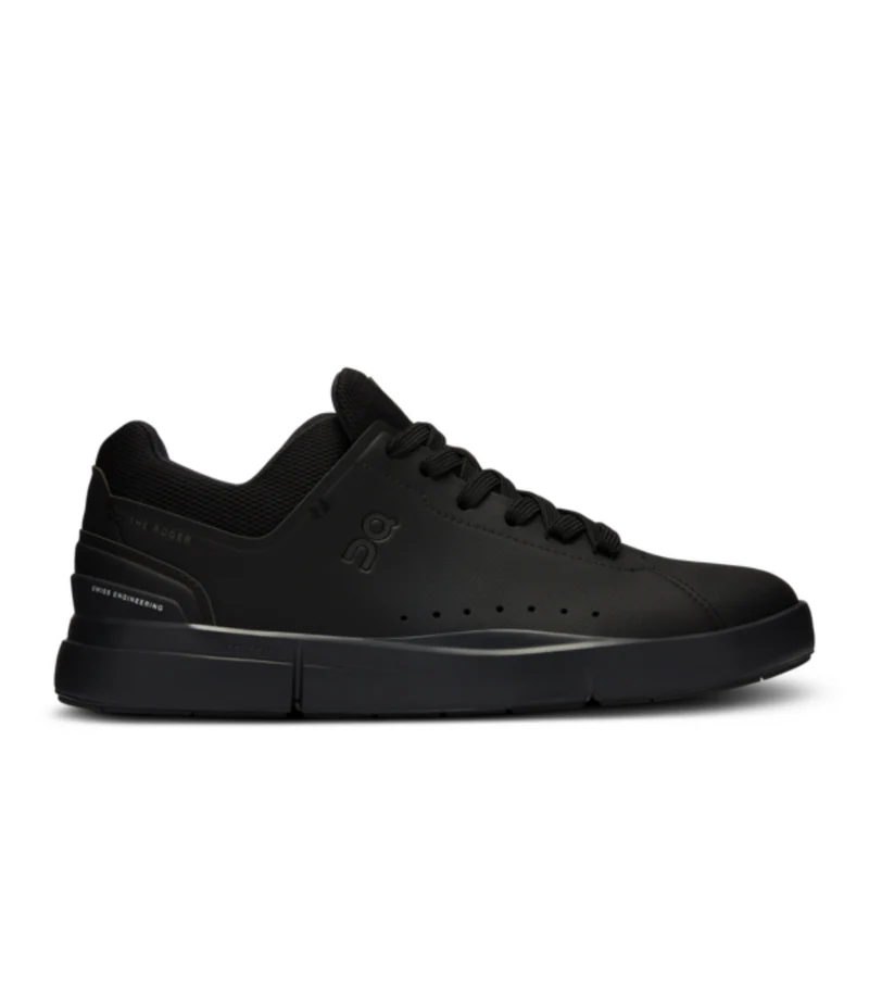 Women's On The Roger Advantage 2, All Black, 9.5 B Medium
