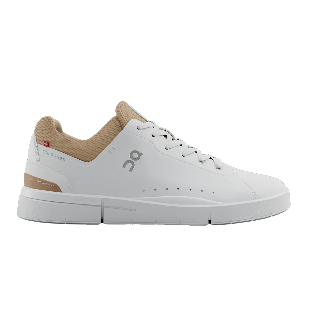 Women's On The Roger Advantage 2, White/Savannah, 6.5 B Medium