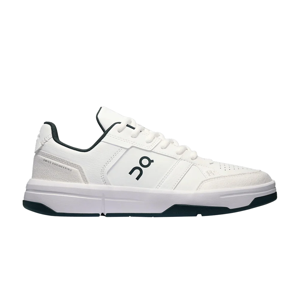 Women's On The Roger Clubhouse 3, White/Evergreen, 8 B Medium