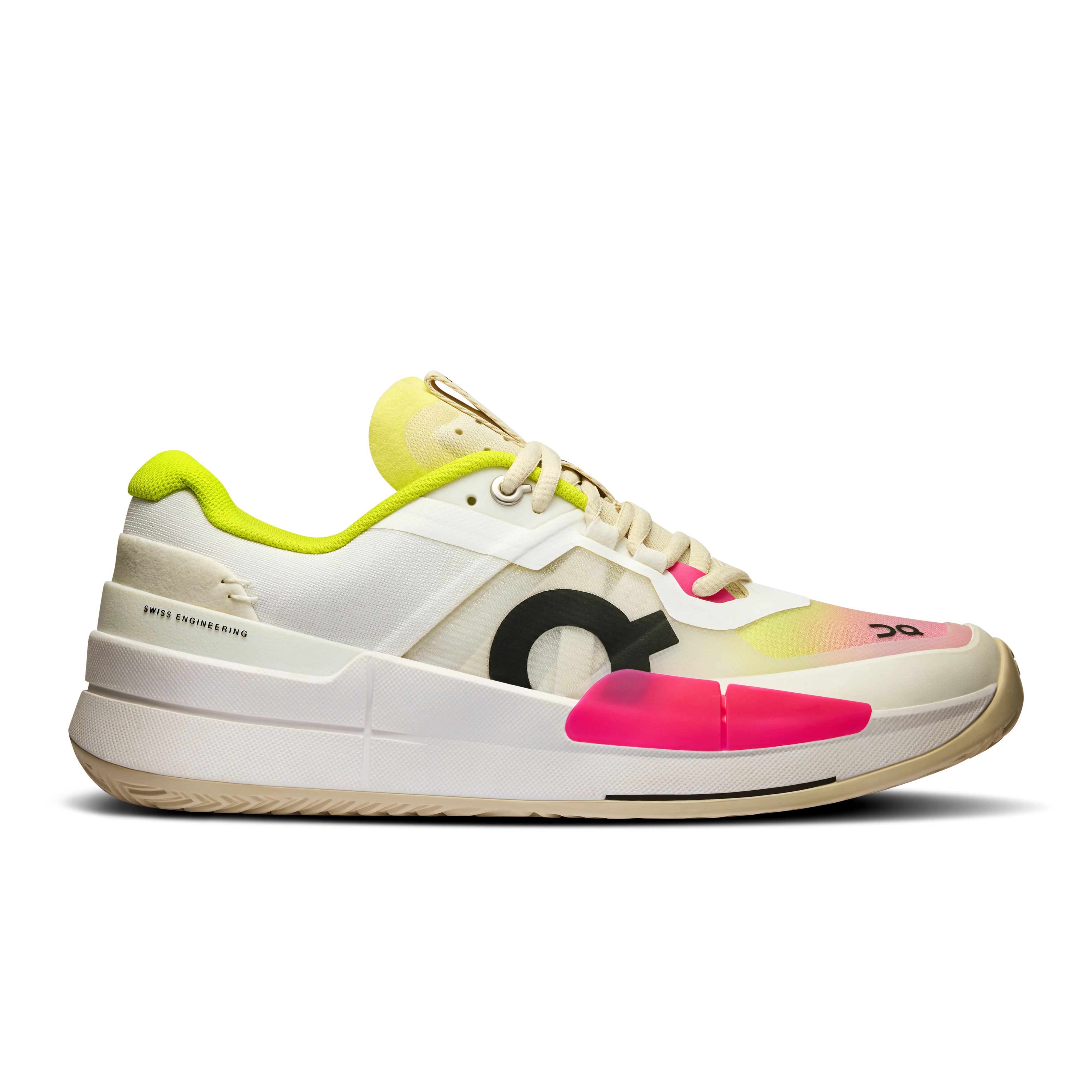 Women's On The Roger Pro 2, White/Lime, 10 B Medium
