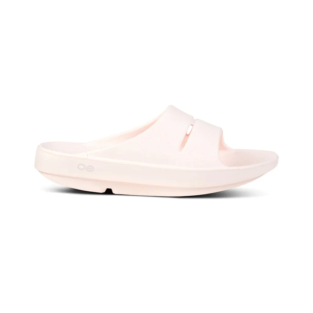 Women's OOFOS Ooahh Slide, Blush, 11 B Medium